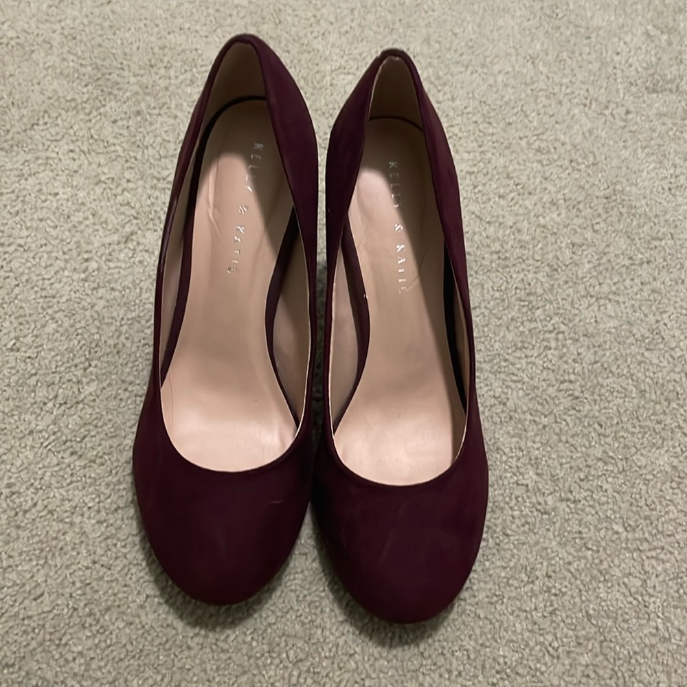 Cute suede heels